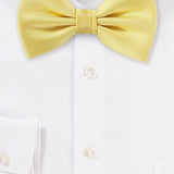 Sun Yellow MicroTexture Bowtie - MenSuits