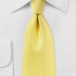 Sun Yellow MicroTexture Necktie - MenSuits