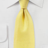 Sun Yellow MicroTexture Necktie - MenSuits