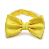 Sun Yellow Solid Bowtie - MenSuits