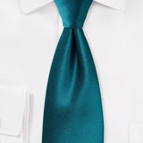 Tealness Small Texture Necktie - MenSuits