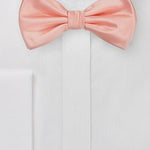 Tropical Peach Solid Bowtie - MenSuits