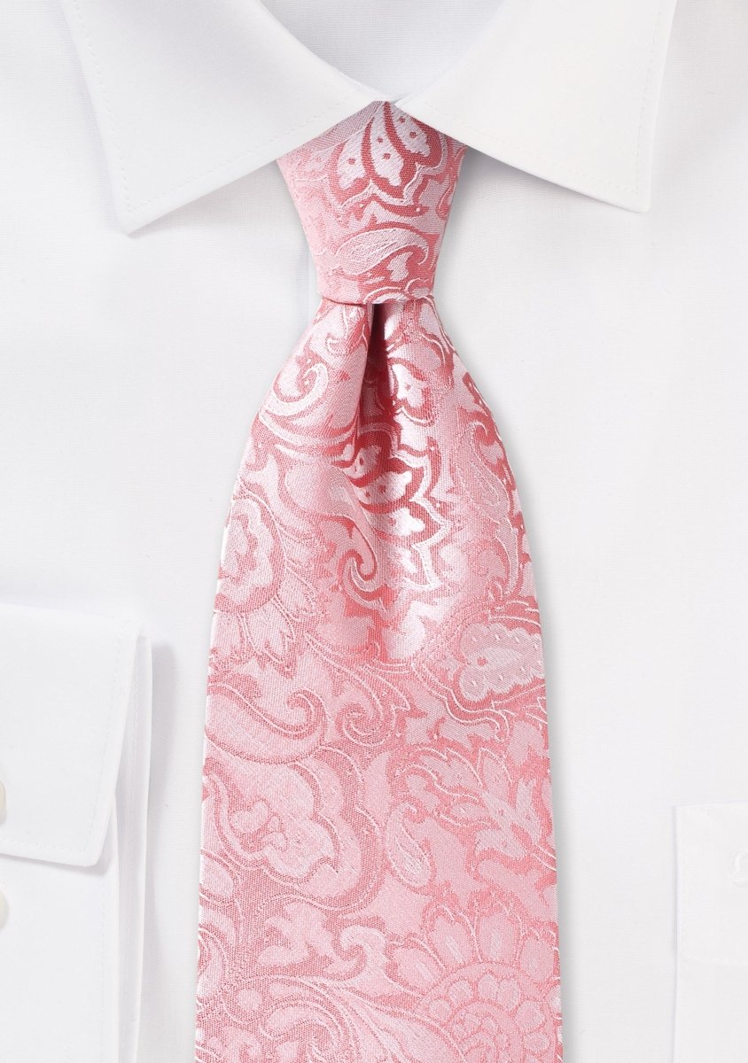 Tulip Floral Paisley Necktie - MenSuits