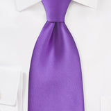 Violet Solid Necktie - MenSuits