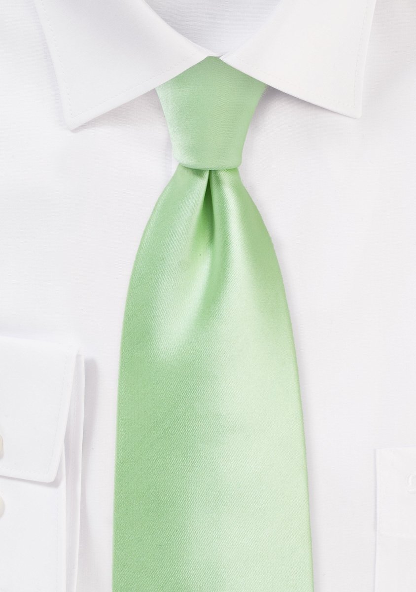 Water Mint Solid Necktie - MenSuits