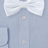 White Herringbone Bowtie - MenSuits