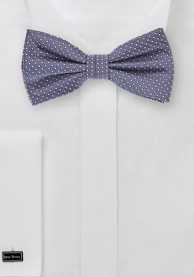 Wisteria Pin Dot Bowtie - MenSuits